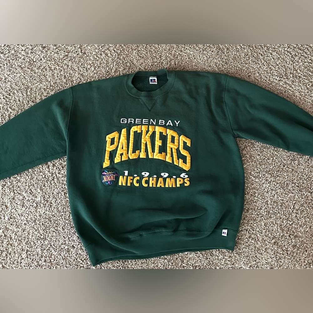 green bay packers 1996 nfc champs sweater